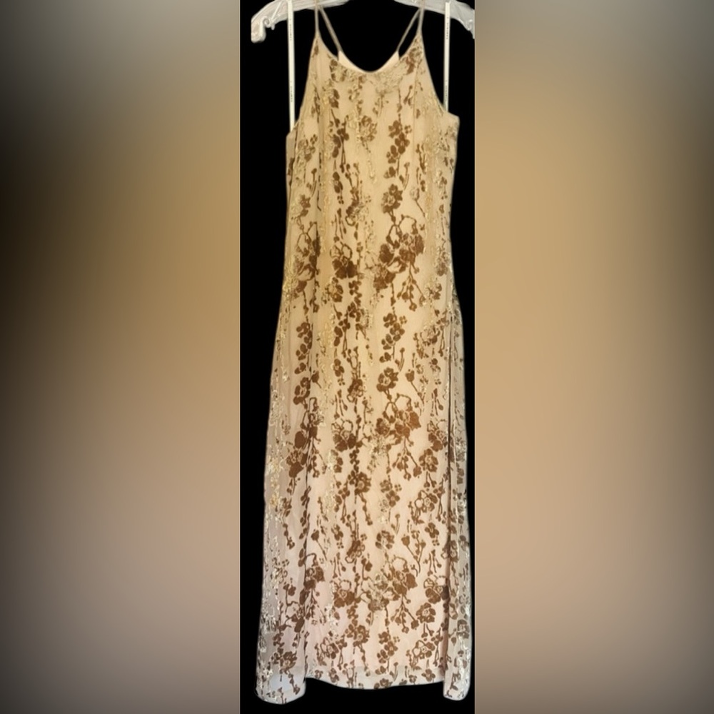 Rampage Cream Textured Maxi Dress